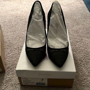 Jessica Simpson's Camba pumps, Black, size 10.